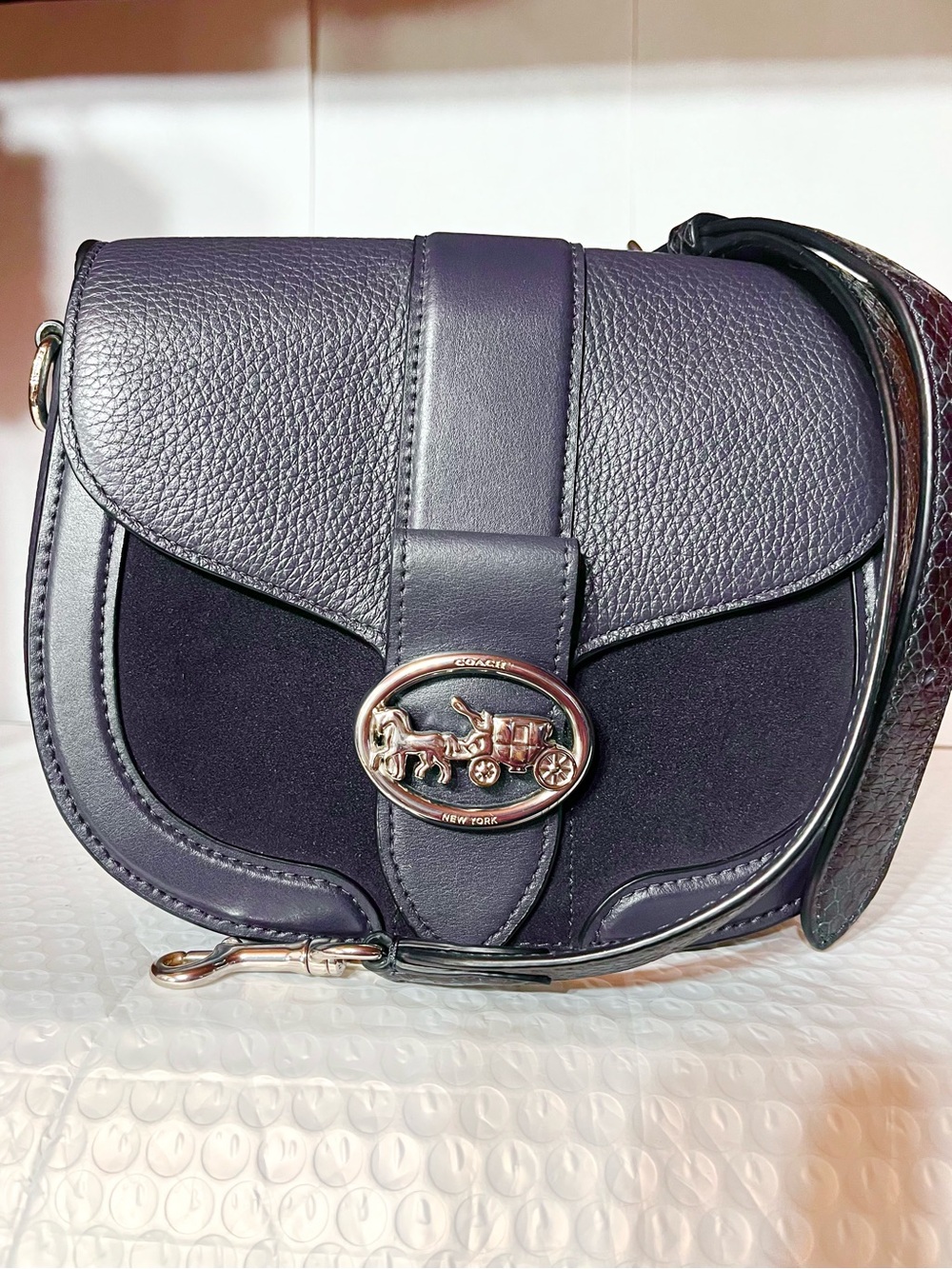 Coach Georgie Saddle Bag Crossbody C6432